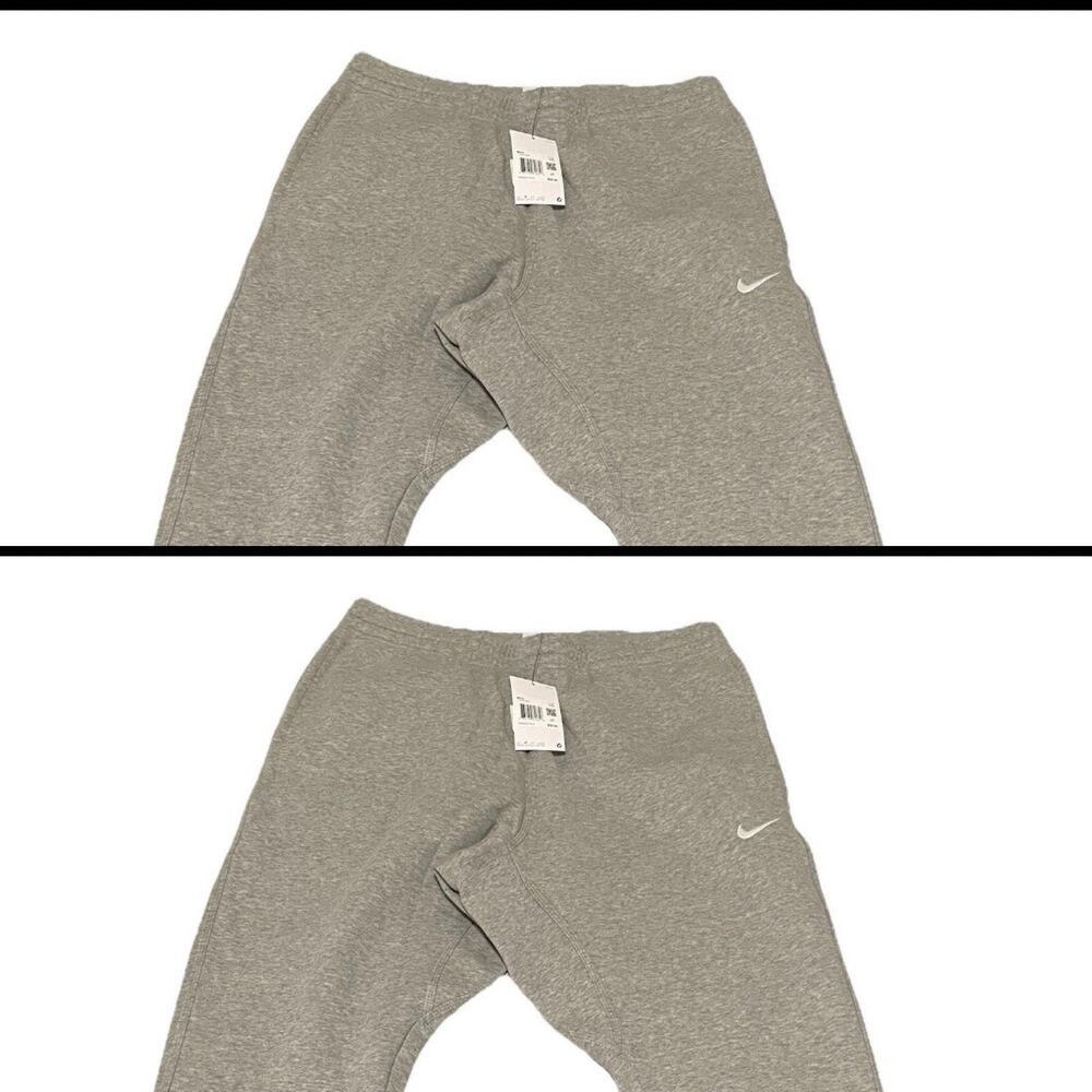 2 Nike Mens Size XXL Joggers NEW Standard Fit Taper Leg Gray 716830-063 Fleece